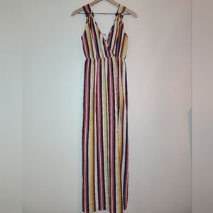 striped Beach Sundress small